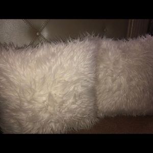 Fluffy white pillows